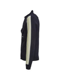 Autry stripe-detail knit shirt jacket