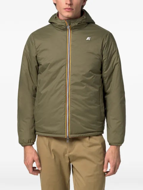 K-Way Jack Spacer reversible hooded jacket