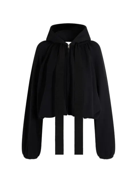 Patou zip-up hooded hoodie