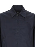 A.P.C. logo-embroidered zip-up jacket