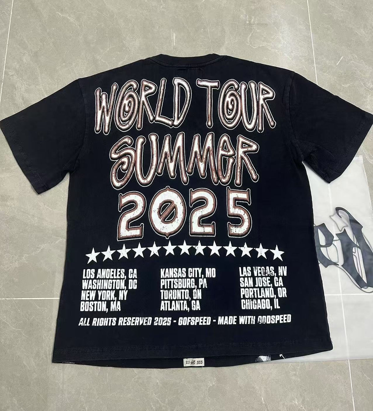 Godspeed World Tour Summer 2025 Graphic T-Shirt