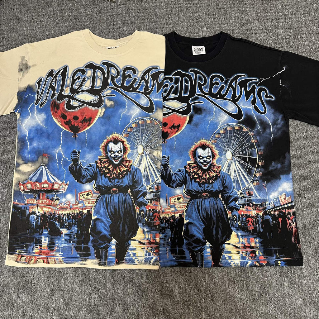 VALE USA Dreams Inside My Head Rhinestone Graphic T-Shirt